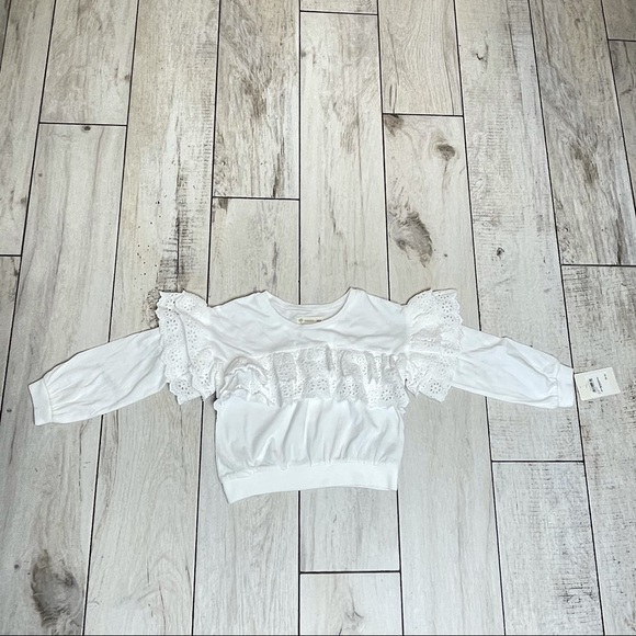 TUCKER & TATE White Ruffle Blouse - Picture 2 of 6